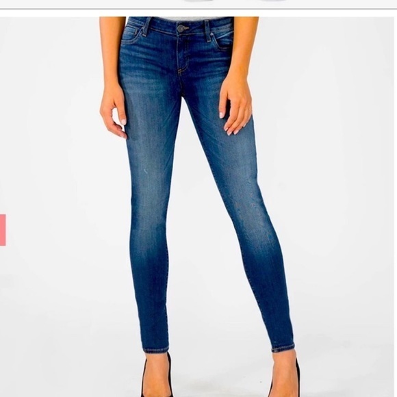 Kut From The Kloth Toothpick Skinny, High Rise, Med wash, size 14S, blue jeans. - Picture 2 of 14